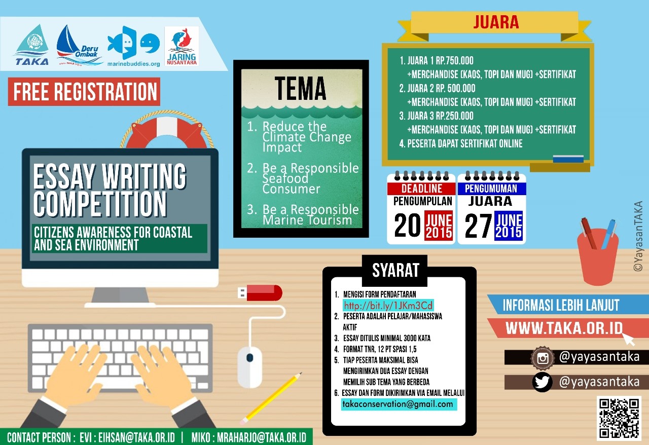 Lomba Penulisan Essay oleh Yayasan Taka -  Semarang